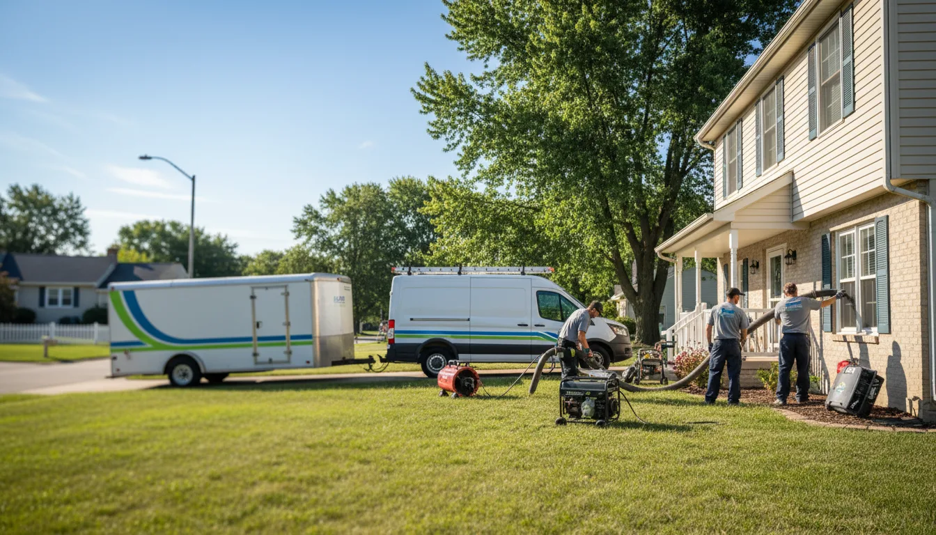 Flooded Basement Restoration And Cleanup With Repair in Beaverton, MI near me